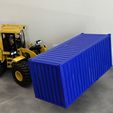 20ft-Container-lifted-by-wheelloader1.jpg Conjunto de cantina elevada / sala de descanso / contentor de escritório incluindo mobiliário e acessórios e escadas 1/14