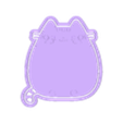pusheen v1.stl PUSHEEN CAT COOKIE CUTTER