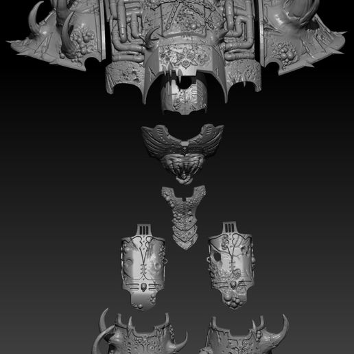 😈 Horny armour pack for a smelly knight・ 3D File for ・Cults