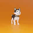 2.png Husky Puppy 3d print Ready model