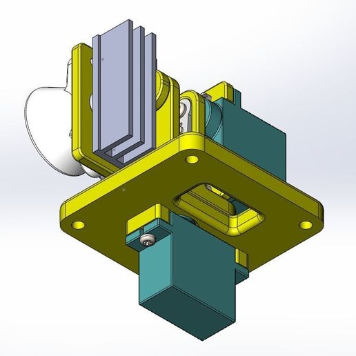 📷 Rotating camera mount with spotlight・Free STL File for 3D printing・Cults