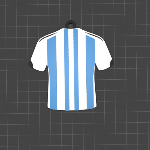 argentina t-shirt key ring