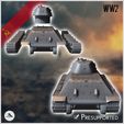 3.jpg T-34 76 M1940 Model 1940 (T-34/76A) with front headlight - Soviet army WW2 Second World East front Ostfront RPG Mini Hobby