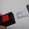 IMG_6670d.jpg Download free STL file Seat Belt Buckle Fidget Toy • 3D printable template, electrosync
