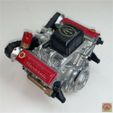 Maserati-carburatori_10.jpg MASERATI BITURBO V6 (carburetor version) - ENGINE