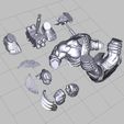 PARTS_.jpg HULK FROM THOR RAGNARÖK INSPIRITED MODEL FOR 3D PRINT