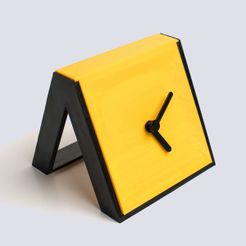 Times_Square_2_04.jpg Free STL file Times Square #2 - Tabletop clock・3D print model to download