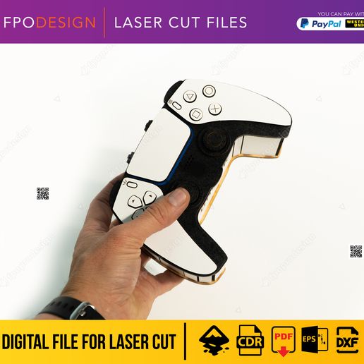 cajaplay2.jpg Caja de madera en forma de control de videojuegos, archivos corte láser para dulces regalos, box, svg, eps, pdf, dxf, gamer controller