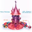 MiniTower_details.jpg Télécharger fichier STL gratuit Fates End - Dice Tower - Tour de magie GRATUITE ! • Design à imprimer en 3D, Kimbolt