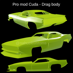 Proyecto-nuevo-44.png STL file Pro mod Cuda - Drag body・3D printer model to download, ditomaso147