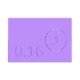 CalibrationTile-0.10mm-0.16mm-OPTIMAL.stl Filament Flow and Tolerance Testing Tile