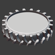 base-holder-1.png Free 3D file FREE Traktor Tire Base Holders | 4 sizes・Model to download and 3D print