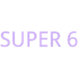 Super 6_Inlay_Super6.stl Super 6 - Family Dice Game