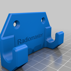 Radio_Hook_Radiomaster.png Бесплатный STL файл RC пульт дистанционного радио крючок настенное крепление текст настраиваемый・3D-печать объекта для загрузки