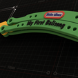 92a1284b-50da-429e-952a-aec3b2f50ad3.png Little Tikes - My First Balisong Knife (Butterfly Knife) - Mechanically Working Trainer Knife!