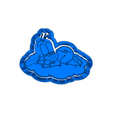 model.png Pluto Disney DOG  (2)   CUTTER AND STAMP, COOKIE CUTTER, FORM STAMP, COOKIE CUTTER, FORM
