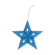 B STAR 3.png christmas star tree ornament