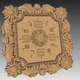 nice_clock.JPG Wall clock 3d stl models for artcam and aspire