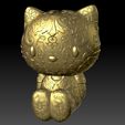 ORNAMENT.jpg Fichier STL Hello Kitty Ornament Art・Modèle pour impression 3D à télécharger, kmorra3D