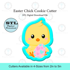 Etsy-Listing-Template-STL.png Easter Chick Cookie Cutter | STL File
