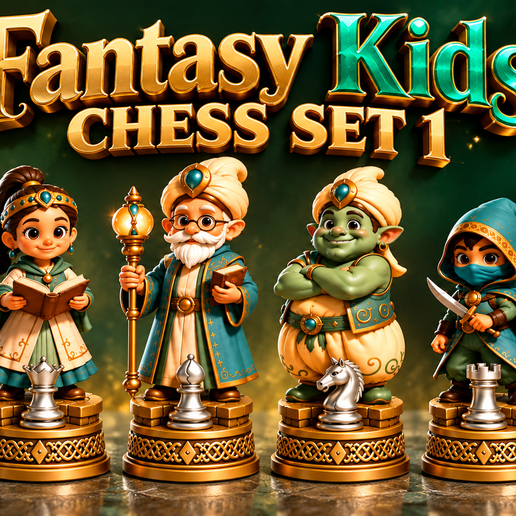 Fantasy Kids Chess Set 1