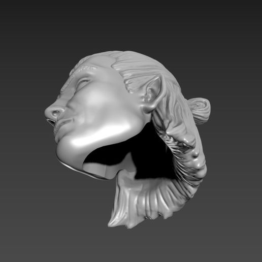 STL file Elves male head・Model to download and 3D print・Cults