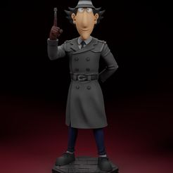 1.jpg Archivo STL Inspector Gadget・Modelo de impresora 3D para descargar