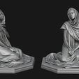 praying-woman-statue-3d-model-obj-stl-1.jpg Mary Magdalene Statue