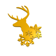 Näyttökuva-2021-11-06-161508.png Christmas Snowflake Reindeer Wall Decor