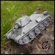 newT3476_1.jpg STL file T-34/76 for assembling - with workable tracks・3D print model to download