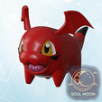 gigimon.png Gigimon - Digimon Baby Typ II - 3D Modell für den Kunstharzdruck