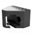 Gantry-CNC-Belt-Roler-Guide-v2.jpg 8mm Shaft, 16mm Idler Bearing Guide for 6mm Belt - 3D Printer/CNC Custom DIY Build Component, Fits 3030 Extrusion - Downloadable 3D Print File