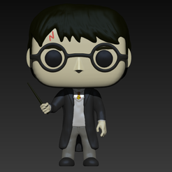 Harry.png OBJ file Funko Harry Potter・Model to download and 3D print