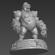 5.png Cyborg Gorilla 3D STL File for FDM Printing - Miniature Cartoon Character Sculpture - Cybernetic Ape Warrior Figurine - Sci-Fi Laboratory Beast Digital Download
