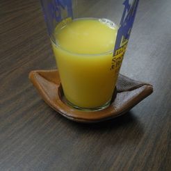 coaster.JPG Free STL file Deflated Football Coaster・3D printer design to download