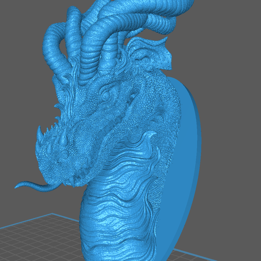 Untitledb.png Wall Mount Dragon Head Trophy