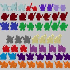 New-Style.jpg STL file Armed Meeples・3D print design to download