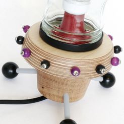 Big_Purple_01.jpg STL-Datei G9-Fassung für handgefertigte Leuchten・Modell zum Herunterladen und 3D-Drucken
