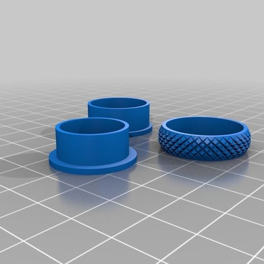 My Customized Fidget Spinner Ring - 3D model önizlemesi