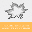 Maple Leaf Cookie Cutter.png Maple leaf cookie cutter