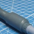 Abrams_Gun-6.jpg M256 120mm Smoothbore Gun Barrel for M1A1/M1A2 Abrams in 1/16 Scale 3D Print Model (Pre-Supported)