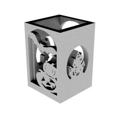nm1.jpg OBJ file halloween lantern・3D print object to download