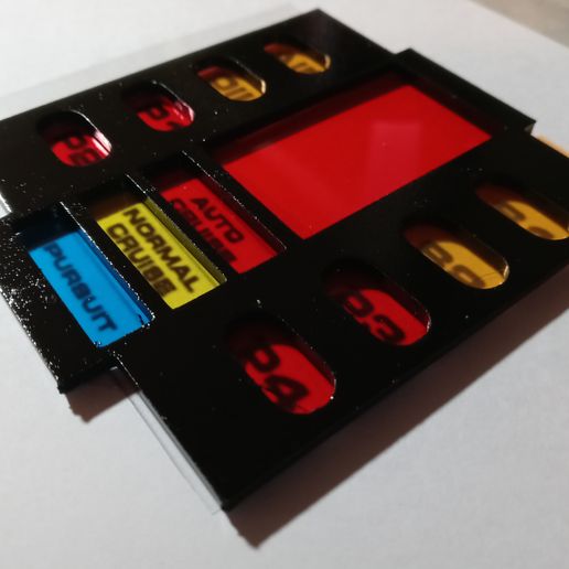 🔌 Knight Rider Voice and Sensor Bezel・ STL File for ・Cults