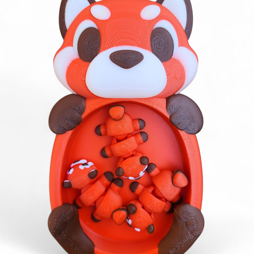 Kawaii (Cute) Red Panda Flexi and Trinket Tray