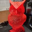 Gufo-lamp-VORONOI-220mm-6.jpg Lucky owl VORONOI style greeting with lamp possibility