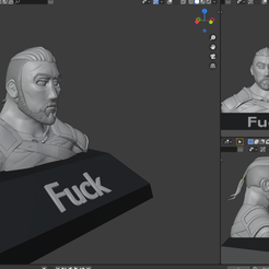 geralt-2.png STL file Geralt Bust with his famous Catch Phrase・Template to download and 3D print, DFB93