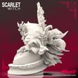 231020 Wicked - Scarlet squared 014.jpg Wicked Marvel Scarlet Witch Bust: STLs ready for printing