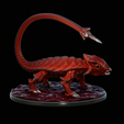Agascorpion-highpoly-6.png Agascorpion hell monster statue fantasy agama / Scorpio POSE 1