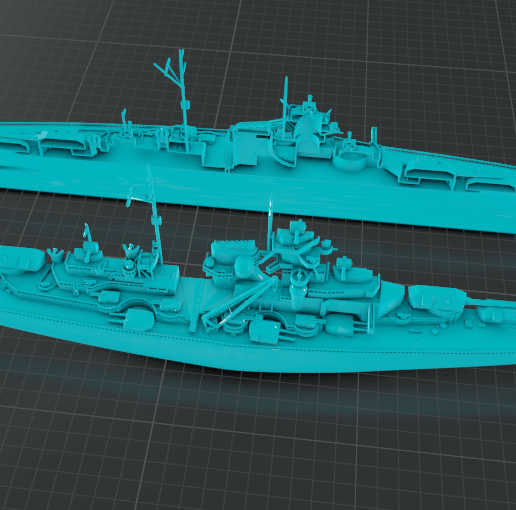 dm.png Линкор КМС класса "Бисмарк" 1948 год модель