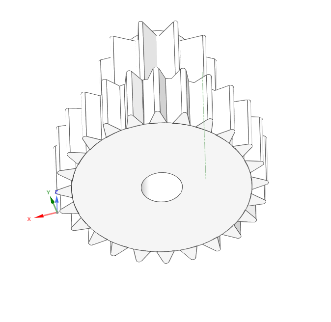 Download STL file Universal Blender Motor Intermediate Gear • 3D print